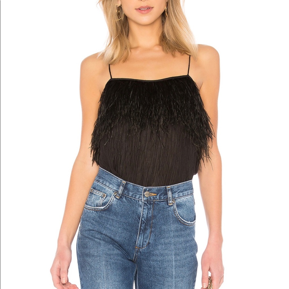 Aje Plume Feather Cami